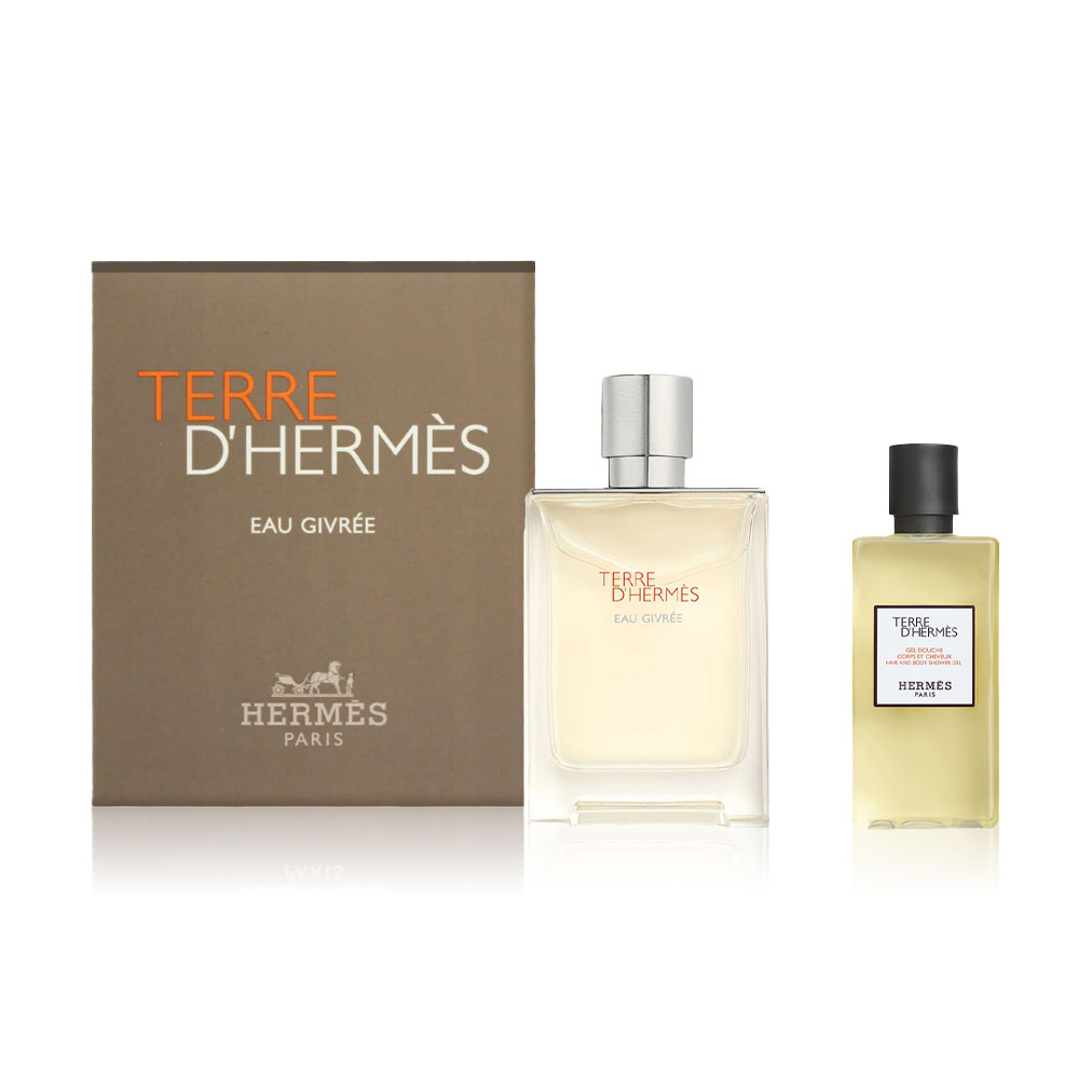 Парфумований набір чоловічий Hermes Terre D'Hermes Eau Givree Set (парфумована вода, 100 мл + гель для душу, 80 мл)